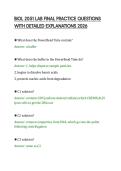 BIOL 2153 ACTUAL EXAM PAPER 2026&NewLine;QUESTIONS WITH ANSWERS GRADED A&plus;
