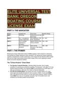 2026&sol;2027 S-Tier Oregon Boating Course License Exam&colon; 29&plus; Question Elite Test Bank & Regulatory Mastery Guide