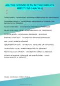 Comprehensive Osteopathic Medical Self-Assessment Examination &lpar;COMSAE&rpar; Questions and Answers With Complete Verified Solutions