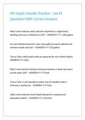 WV Septic Installer Practice &ndash; Set -1 Questions With Correct Answers