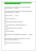 DND DRIVING SCHOOL TEST REVIEW PART 2 QUESTIONS AND VERIFIED CORRECT ANSWERS&sol;NEWEST UPDATE&sol;GRADE A&plus; ASSURED
