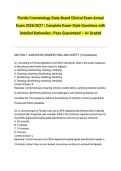 Florida Cosmetology State Board Clinical Exam Actual Exam 2026&sol;2027 &vert; Complete Exam-Style Questions with Detailed Rationales &vert; Pass Guaranteed &ndash; A&plus; Graded