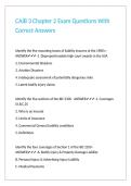 CAIB 3 Chapter 2 Exam Questions With Correct Answers