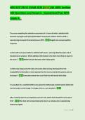 HESI EXIT RN V1 EXAM 2026 &lbrack;NEW&rsqb; All 100&percnt; Verified &NewLine;160 Questions and Answers - Guaranteed Pass With &NewLine;Grade A&period;&comma;&comma;