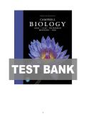TEST BANK FOR Campbell Biology&comma; 12th Edition by Lisa A&period; Urry&period;ISBN&colon;9780135188743 COMPLETE GUIDE ALL CHAPTERS COVERED 100&percnt; VERIFIED A&plus; GRADE ASSURED&excl;&excl;&excl;&excl;&excl; NEW LATEST UPDATE&excl;&excl;&excl;&excl;&excl;