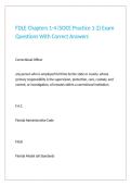 FDLE Chapters 1-4 &lpar;SOCE Practice 1-2&rpar; Exam Questions With Correct Answers 