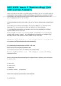 NSG 6005&colon; Week 7 Pharmacology Quiz with Correct Answers&period;