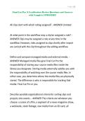 Final Cut Pro X Certification Review Questions and Answers with Complete UPDATED&excl;&excl;&excl;&period;