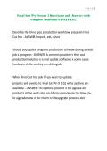 Final Cut Pro lesson 1 Questions and Answers with Complete Solutions UPDATED&excl;&excl;&excl;&period;