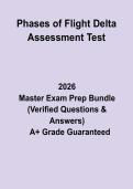 Phases of Flight Delta Assessment Test&colon; Complete Study Guide & Practice Questions PDF