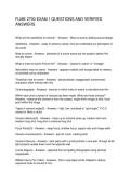 FLME 2700 EXAM 1 QUESTIONS AND VERIFIED ANSWERS