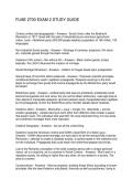 FLME 2700 EXAM 2 STUDY GUIDE
