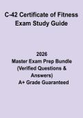 C-42 Certificate of Fitness Exam Study Guide&colon; Complete Revision Notes & Practice Questions PDF