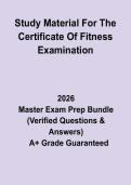 Study Material for the Certificate of Fitness Examination&colon; Complete Exam Guide & Practice Questions PDF