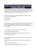 CPJE Practice Questions with correct answers 100&percnt; 2026
