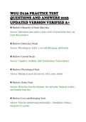 WGU D126 PRACTICE TEST&NewLine;QUESTIONS AND ANSWERS 2026&NewLine;UPDATED VERSION VERIFIED A&plus;