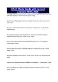 CPJE Study Guide with correct answers 100&percnt; 2026