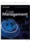 TEST BANK FOR Cost Management 6th Edition by Don R&period; Hansen&comma; Maryanne M&period; Mowen ISBN&colon;9798214044972 COMPLETE GUIDE ALL CHAPTERS COVERED 100&percnt; VERIFIED A&plus; GRADE ASSURED&excl;&excl;&excl;&excl;&excl;NEW LATEST UPDATE&excl;&excl;&excl;&excl;&excl;