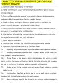 Lippincott's Nursing Assistant&colon; Comprehensive Questions and Verified Answers &vert; Nursing Assistant Training Course