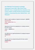 CAL FIRE Basic Fire Protection Knowledge &NewLine;Assessment &lpar;Latest 2026&rpar; &vert;&vert; Most Recent Exam                &NewLine;2026-2027 Actual  Complete Real Exam Questions And &NewLine;Correct Answers &lpar;Verified Answers by Expert&rpar; Already &NewLine;Graded A&plus; &vert;Guaranteed Success&excl;&excl; Newest Exa