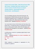 Combo ACLS &lpar;Latest 2026&rpar;  &vert;&vert; Most Recent Exam 2026&NewLine;2027 Actual  Complete Real Exam Questions And &NewLine;Correct Answers &lpar;Verified Answers by Expert&rpar;                    &NewLine;Already Graded A&plus; &vert;Guaranteed Success&excl;&excl;                          &NewLine;Newest Exam &vert; Just Rel