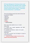 DC Property Management & Warehouse Exam &lpar;Latest &NewLine;2026&rpar; &vert;&vert; Most Recent Exam 2026-2027 Actual  Complete &NewLine;Real Exam Questions And Correct Answers &lpar;Verified &NewLine;Answers by Expert&rpar; Already Graded A&plus; &vert; Guaranteed &NewLine;Success&excl;&excl; Newest Exam &vert; Just Released&excl;&excl;