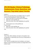 CPL100 Beaker Clinical Pathology Fundamentals Exam Questions and Answers Top-rated Latest Version&period;