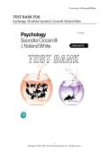 TEST BANK FOR Psychology 7th Edition by Saundra Ciccarelli&comma; J&period; White ISBN&colon;978-0138162665 COMPLETE GUIDE ALL CHAPTERS COVERED 100&percnt; VERIFIED A&plus; GRADE ASSURED&excl;&excl;&excl;&excl;&excl;NEW LATEST UPDATE&excl;&excl;&excl;&excl;&excl;