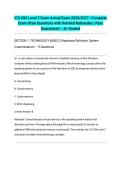  IC3 GS6 Level 2 Exam Actual Exam 2026&sol;2027 &vert; Complete Exam-Style Questions with Detailed Rationales &vert; Pass Guaranteed &ndash; A&plus; Graded&NewLine;&NewLine;