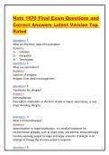 Nats 1670 Final Exam Questions and Correct Answers Latest Version Top Rated&period;