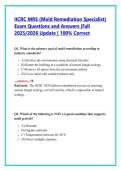 IICRC Exam for Water Restoration Technician &lpar;WRT&rpar; And Applied Structural Drying &lpar;ASD&rpar;&period; It Covers the Necessary Material For Both Courses