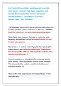 Dell Certified Exam 2026 &vert;&vert; Most Recent Exam 2026&NewLine;2027 Actual  Complete Real Exam Questions And &NewLine;Correct Answers &lpar;Verified Answers by Expert&rpar;                &NewLine;Already Graded A&plus; &vert; Guaranteed Success&excl;&excl;                        &NewLine;Newest Exam &vert; Just Released&excl;