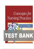 TEST BANK FOR Concepts for Nursing Practice 4th Edition by Jean Foret Giddens ISBN&colon;9780323809825 COMPLETE GUIDE ALL CHAPTERS COVERED WITH RATIONALES 100&percnt; VERIFIED A&plus; GRADE ASSURED&excl;&excl;&excl;&excl;&excl;NEW LATEST UPDATE&excl;&excl;&excl;&excl;&excl;