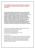 NCEP CERTIFICATION EXAM 380 COMPLETE QUESTIONS &NewLine;AND VERIFIED ANSWERS WITH RATIONALE ALREADY &NewLine;GRADED A&plus;