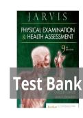 TEST BANK FOR Physical Examination and Health Assessment 9th Edition by Carolyn&comma; Ann L&period; Eckhardt ISBN&colon;978-0323809849 COMPLETE GUIDE ALL CHAPTERS COVERED WITH RATIONALES 100&percnt; VERIFIED A&plus; GRADE ASSURED&excl;&excl;&excl;&excl;&excl;NEW LATEST UPDATE&excl;&excl;&excl;&excl;&excl;&excl;