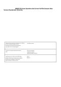 NR603 CEA Exam Questions And Correct Verified Answers New &NewLine;Version Chamberlain University