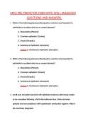 APEA Pre Predictor Exam &lpar;2026&sol;2027&rpar; &vert; Nursing &vert; APEA &lpar;PDF&rpar;