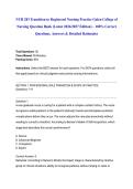 NUR 283 Transition to Registered Nursing Practice Galen College of Nursing Question Bank &lpar;Latest 2026&sol;2027 Edition&rpar; &ndash; 100&percnt; Correct Questions&comma; Answers & Detailed Rationales