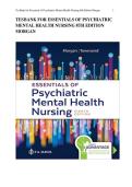 Updated&sol;Latest Essentials of Psychiatric Mental Health Nursing 8th Edition Morgan Test Bank Comprehensive Examination Questions and Answers Study Guide for Mental Health Nursing Psychiatric Disorders Psychopharmacology Therapeutic Communication Nursing In