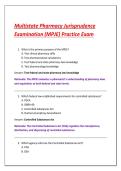 &NewLine;Multistate Pharmacy Jurisprudence &NewLine;Examination &lpar;MPJE&rpar; Practice Exam 