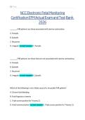 Ncc electronic fetal monitoring certification efm actual exam and test bank 2026 A&plus; GRADE ASSURED&excl;&excl;&excl;&excl;NEW LATEST UPDATE&excl;&excl;&excl;&excl;