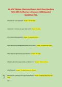 AC-HPAT &lpar;Biology&comma; Chemistry&comma; Physics&comma; Math&rpar; Exam Questions &NewLine;With 100&percnt; Verified Correct Answers &vert;2026 Updated &NewLine;Guaranteed Pass&period; 