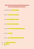 ANSC 1401 Exam &num;4 Questions With 100&percnt; Verified Correct &NewLine;Answers &vert;2026 Updated Guaranteed Pass&period; 