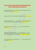 CCIL Practice Test Exam Questions With 100&percnt; Verified Correct &NewLine;Answers &vert;2026 Updated Guaranteed Pass&period;