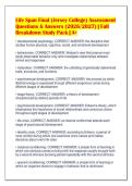 Life Span Final &lpar;Jersey College&rpar; Assessment&NewLine;Questions & Answers &lpar;2026&sol;2027&rpar; &vert; Full&NewLine;Breakdown Study Pack &vert; A&plus;