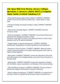 Life Span Mid-Term Review &lpar;Jersey College&rpar;&NewLine;Questions & Answers &lpar;2026&sol;2027&rpar; &vert; Complete&NewLine;Study Guide &vert; Verified Solutions &vert; A&plus;