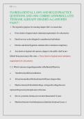 Updated&sol;Latest Florida Dental Laws and Rules Practice Questions and 100&plus; Test Bank Comprehensive Examination Questions and Answers Study Guide for Dental Jurisprudence Dental Ethics Regulatory Compliance Dental Practice Act Licensure Requirements Infectio
