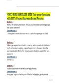JONES AND BARTLETT EMT Test-prep Questions with 100- Correct Answers Latest Version 