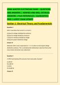 IOWA MASTER ELECTRICIAN EXAM &ndash; QUESTIONS &NewLine;AND ANSWERS &vert; VERIFIED AND WELL DETAILED &NewLine;ANSWERS &vert; PLUS RATIONALES &vert; GUARANTEED &NewLine;PASS &vert; LATEST EXAM UPDATE