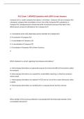 FCCS Exam &vert; UPDATED Questions with 100&percnt; Correct Answers&NewLine;
